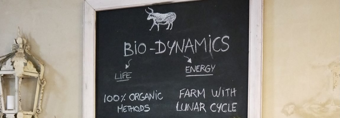 biodynamic wine sign